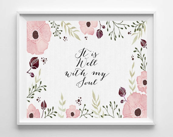 Bible Verse Art print printable Scripture wall art decor