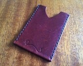 Simple Kangaroo Leather Card Holder