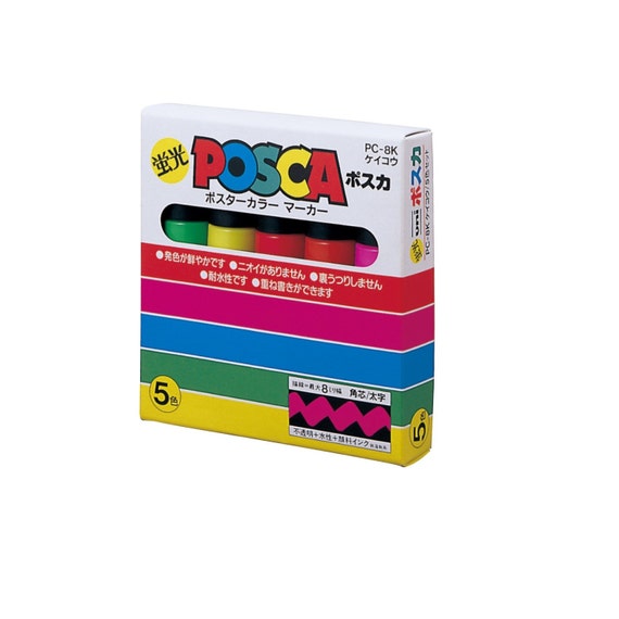 5 UniPosca Paint Marker Pen Bold Point Japanese Markers