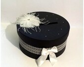 Urn wedding chic black and white