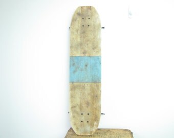 recycled pallet wood longboard skateboard handmade with by FMPshop