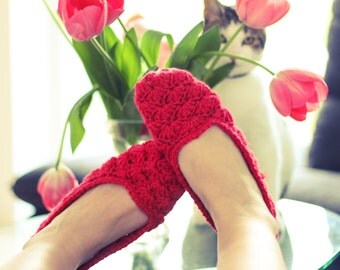 CROCHET SLIPPER PATTERN, Crochet Pattern, Slipper Pattern, Womens House Slipper, Womens Slipper, Slippers Pattern Size 35-43/ 4-12,