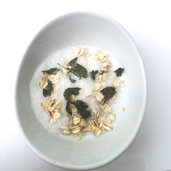 Mint Oatmeal Bath Tea Bath Tea Mint Bath Tea by ShimmeringSuds