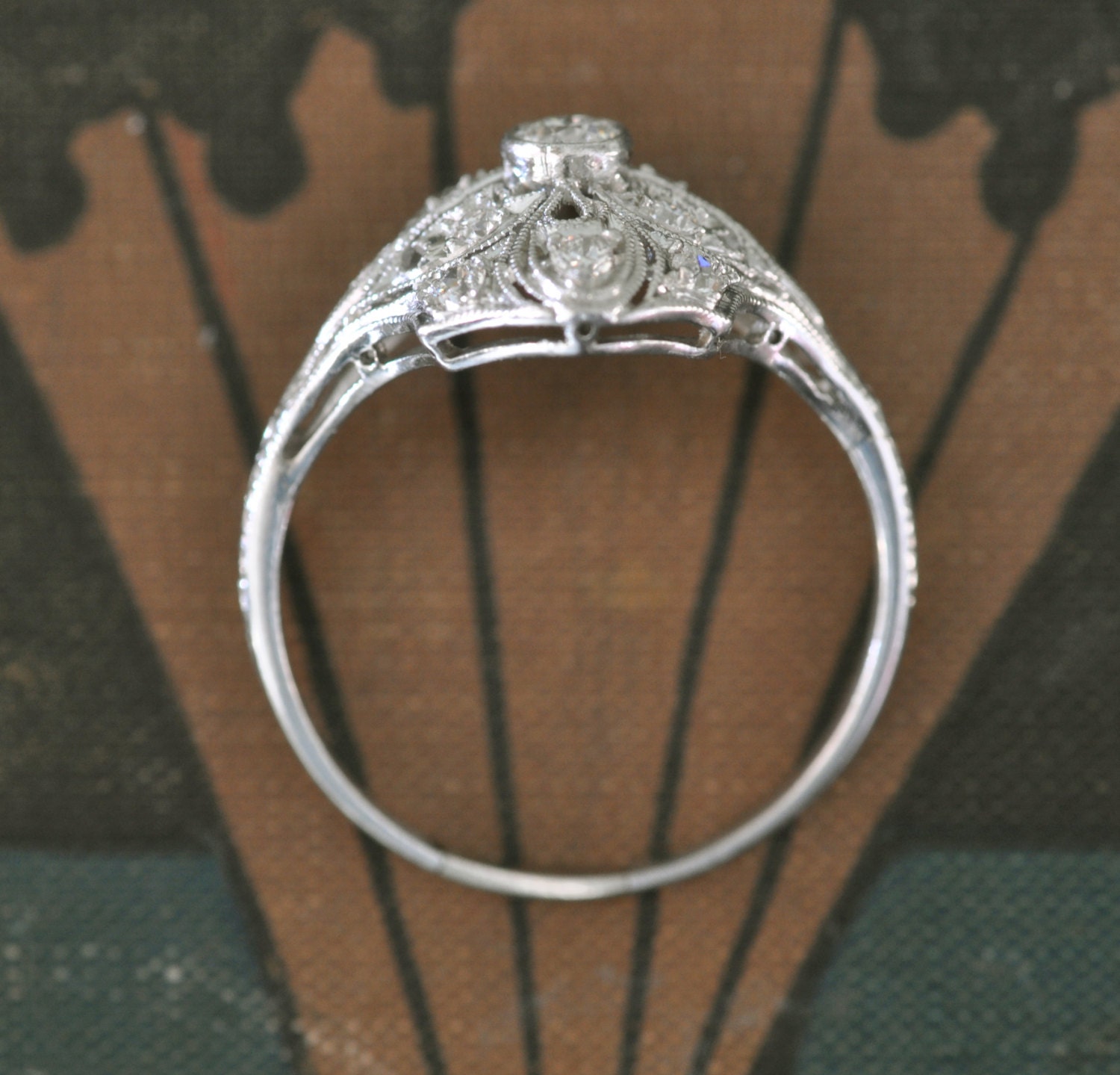 Engagement Ring-1920s Engagement Ring-Art Deco Engagement