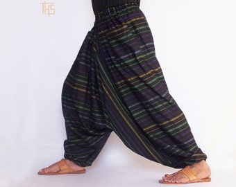 Harem  harem SALE! Loose pants pattern Pants Pants pants samurai Samurai  Black  Mens Pants baby