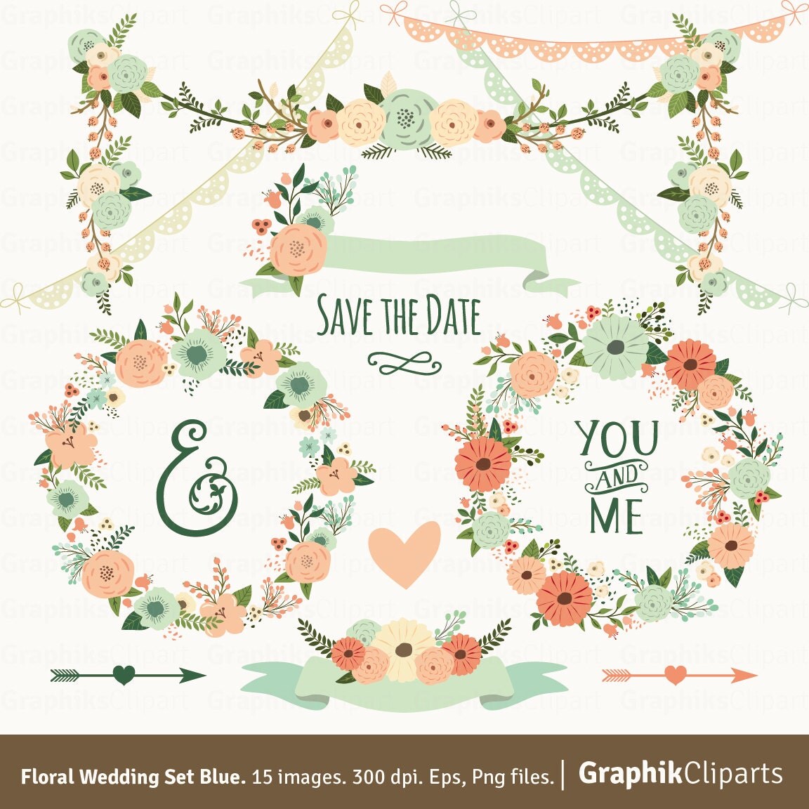 clipart flower garlands - photo #23