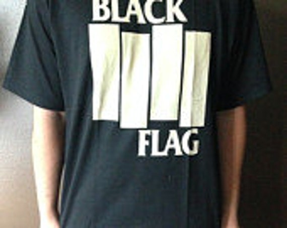Black Flag shirt by JeffreyRockShop on Etsy