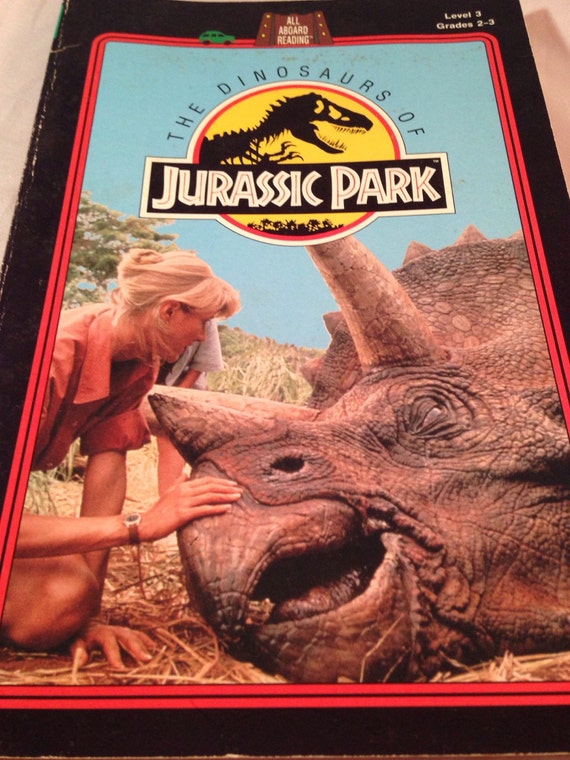 dinosaurs in jurassic park book