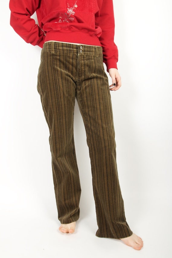 corduroy striped pants