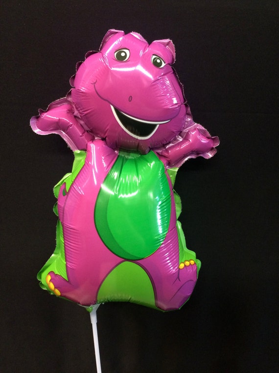 12 Air Filled Barney Balloon