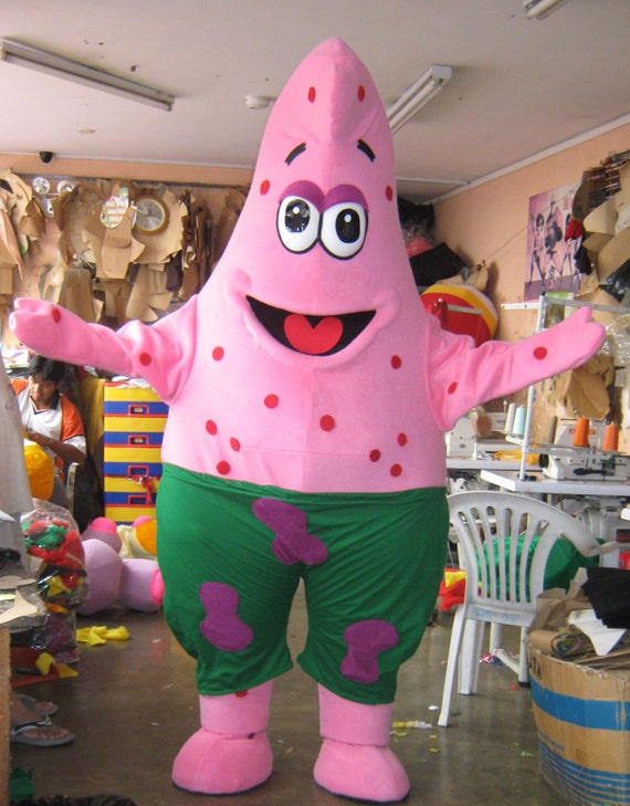 Spongebob Patrick Mascot Costume Adult by AdultMascotCostumes