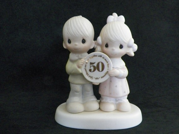 Precious Moments 50th Anniversary Figurine by JSVintageVillage