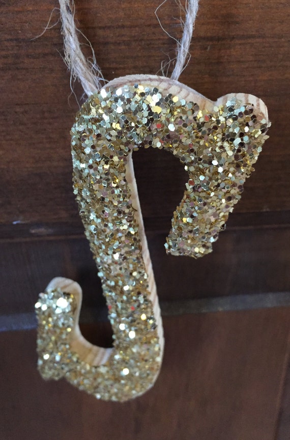 glitter letter christmas tree ornament by glimpsesofgold glitter letter christmas tree ornament by glimpsesofgold