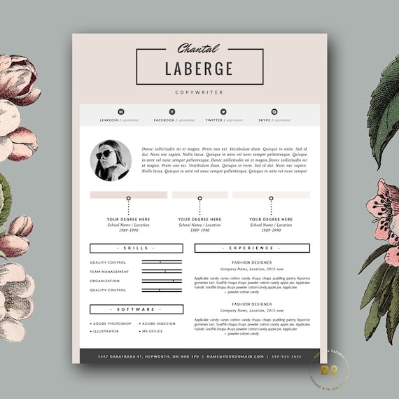 cv format in ms word download
