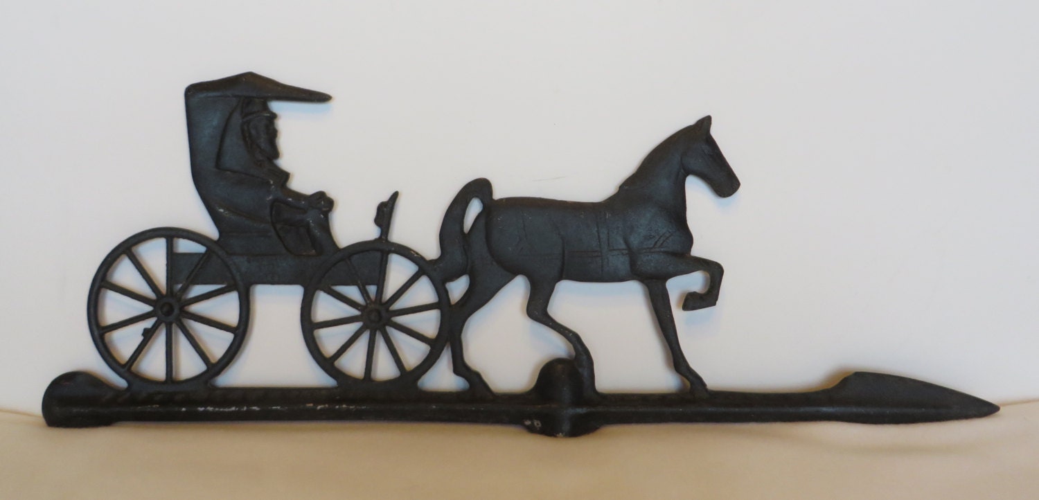Vintage Horse and Carriage Weathervane Direction by AHorsesTale