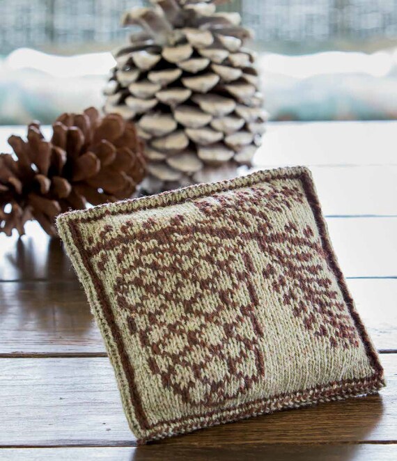 Items similar to Fir-Cone Sachet Knitting Pattern ...