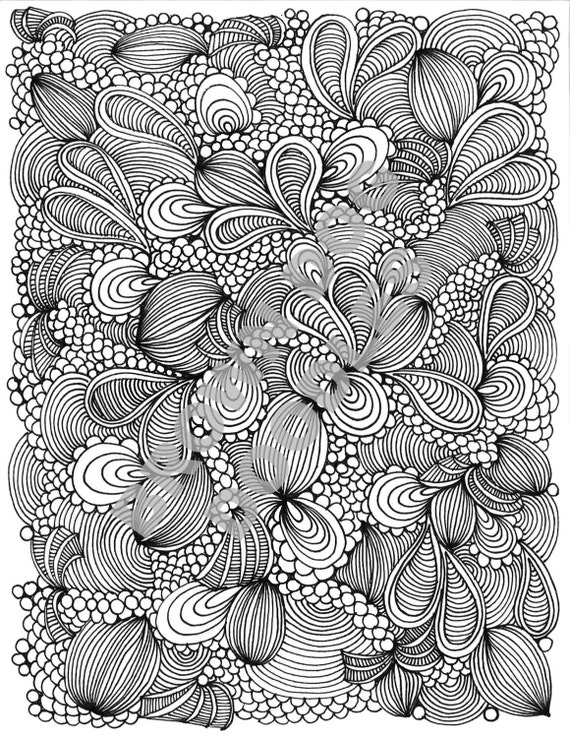 SCALLOPS COLORING PAGE