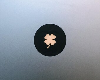 Four Leaf Clover Macbook Decal / Lucky Macbook Pro Sticker