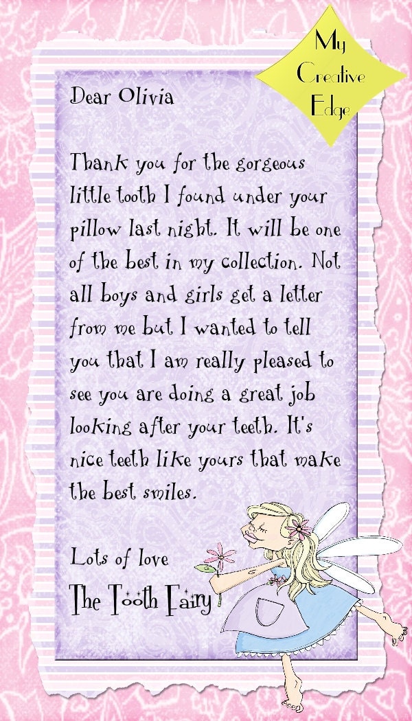 Custom Tooth Fairy Letter 5108A3cc03d272acbdeb875a07ca4a99