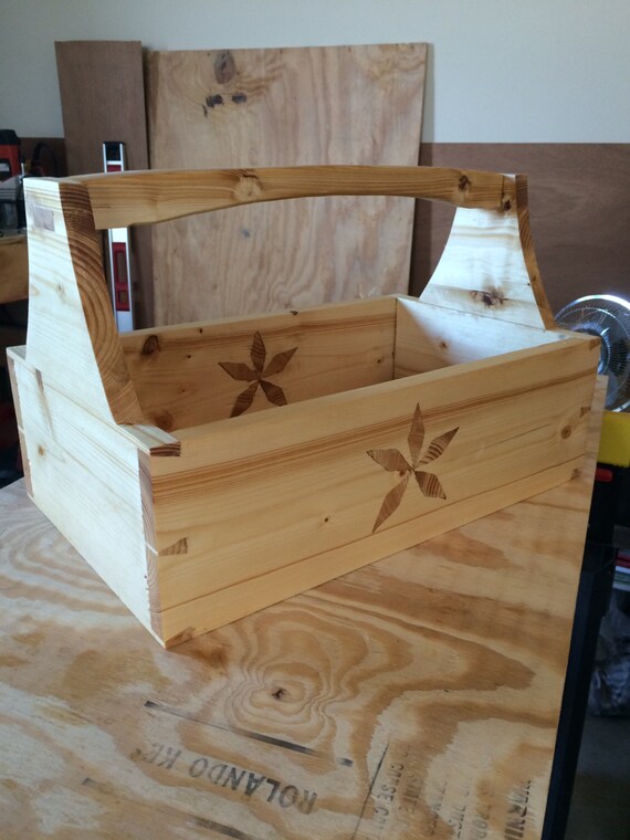 Dovetailed Wooden Grooming Tote Tool Box by on Etsy