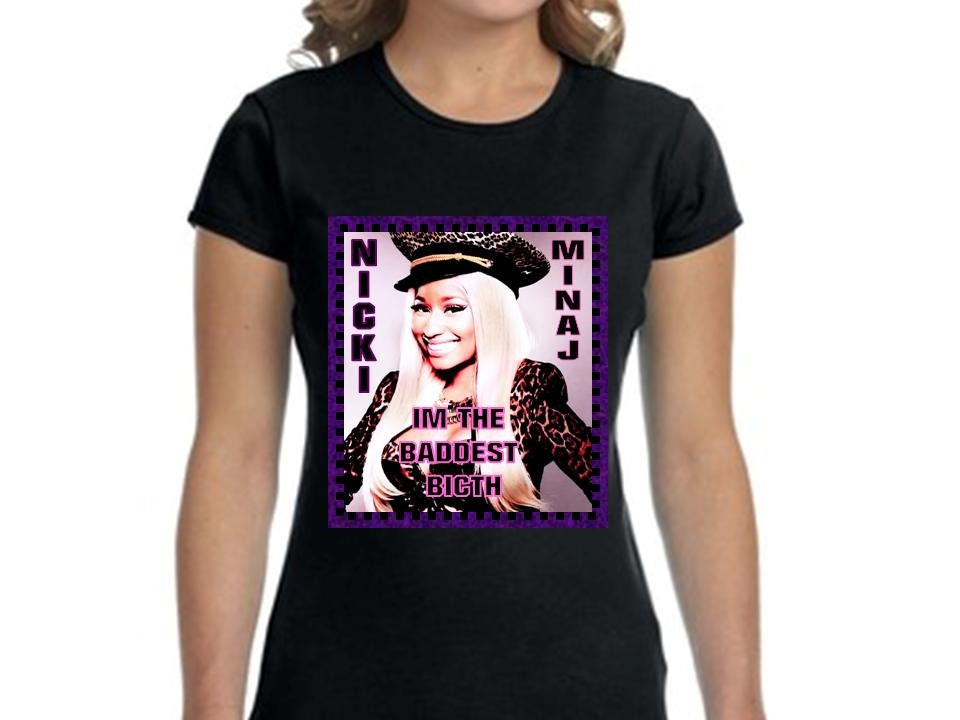 Nicki Minaj Short Sleeve TShirts Women's by ShirtThang on Etsy