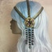 SOLD RESERVED Art Nouveau Headpiece Headdress La Belle Dame Sans Merci Romantic Era Style Ready To Ship Was 395.00