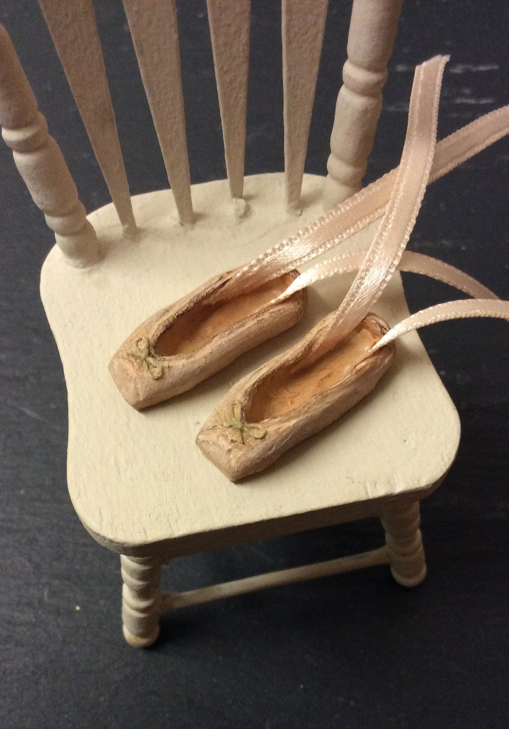 Dolls House Miniature Ballet Shoes by Artistique on Etsy