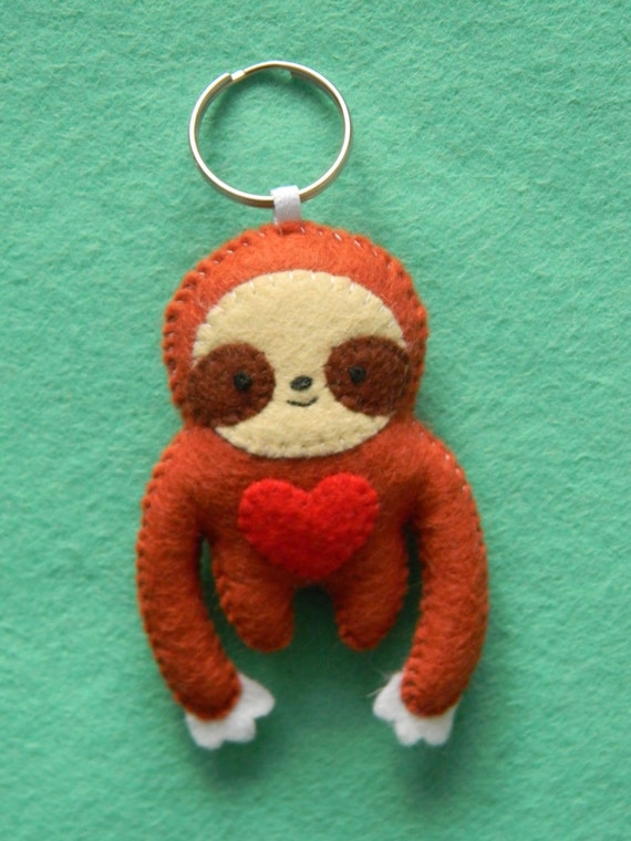 ty sloth keychain