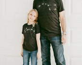 Father's Day Gift - Big Dipper Little Dipper Tshirt set, graphic tees, father son, father daughter, dad and baby, matching shirts