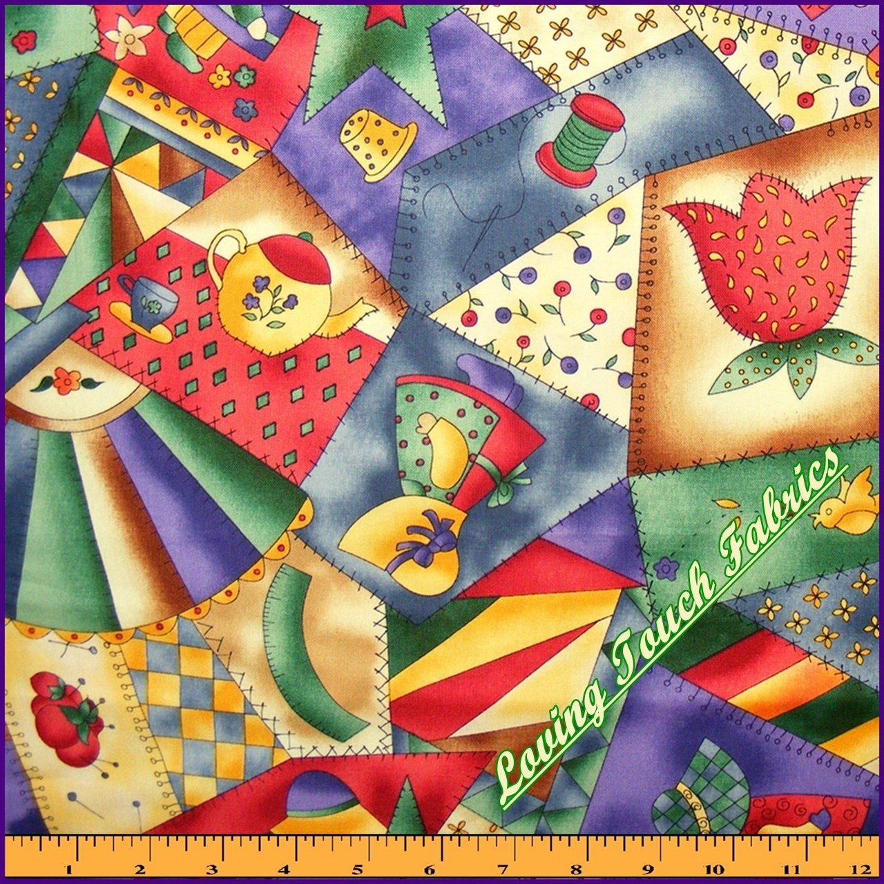 FabriQuilt Suzie Q Quilter 7736 Sewing Theme