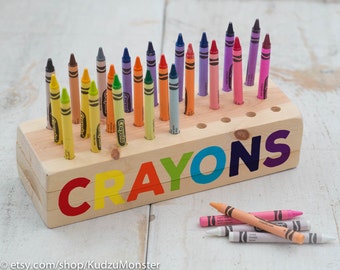 Popular items for crayon holder on Etsy