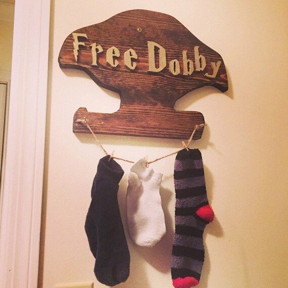 Free Dobby Harry Potter Unmatched Sock Hanger