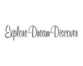 Explore Dream Discover - Wall Decal - Vinyl Wall Decal, Wall Stickers, Wall Quotes, Bedroom Wall Decal, Inspirational Decal