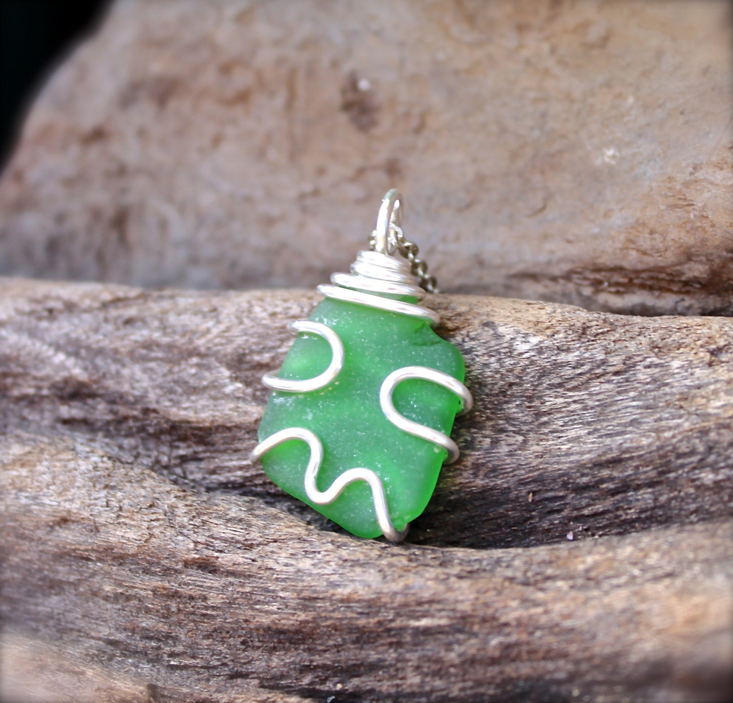 Sea Glass Jewelry made in Hawaii Hawaii Sea by MermaidTearsDesigns
