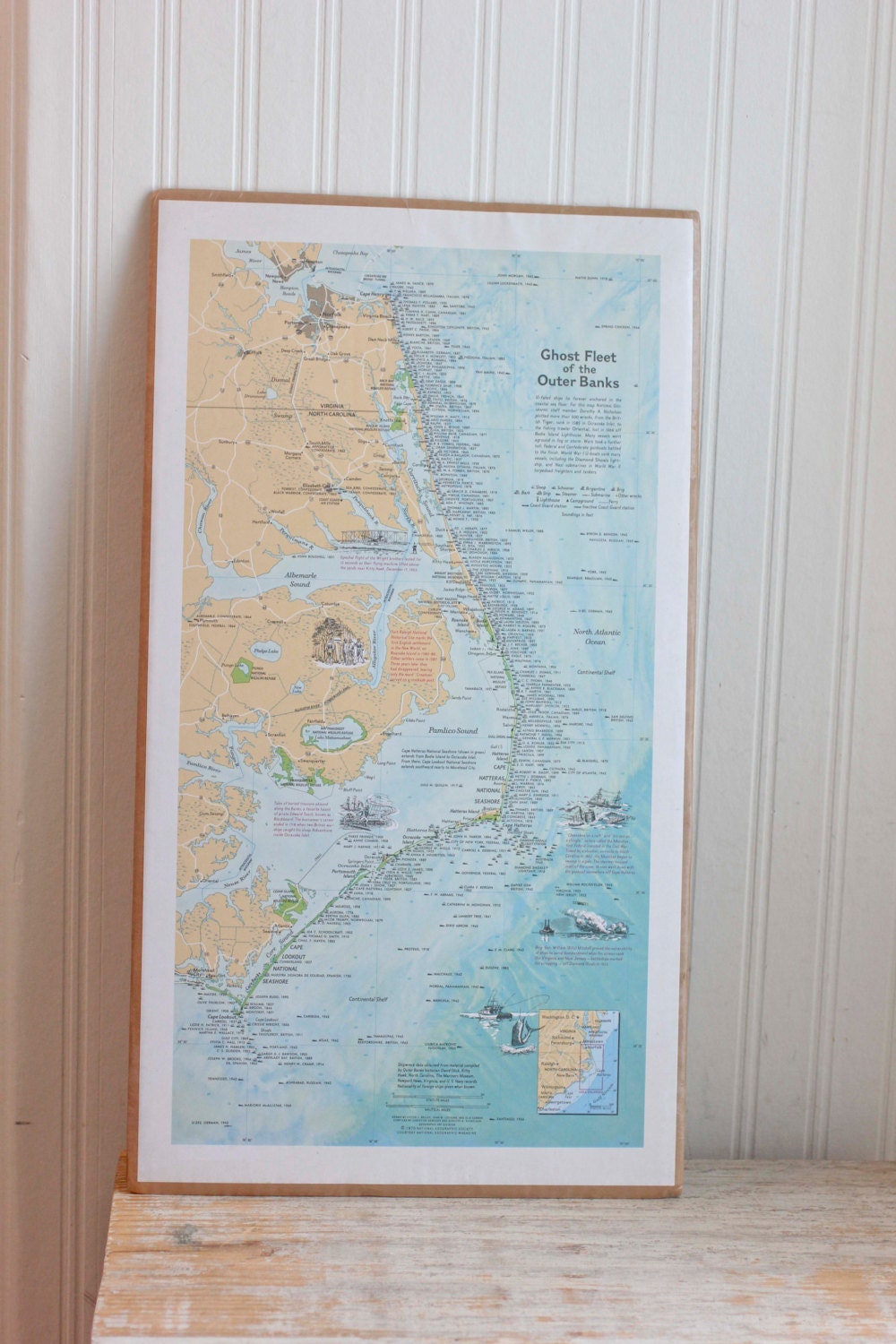 Ghost Fleet Outer Banks Reference Map Ghost Fleet by MollyFinds