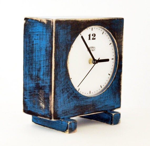 Items similar to FREE SHIPPING Table clock, Wood clock, desk clock