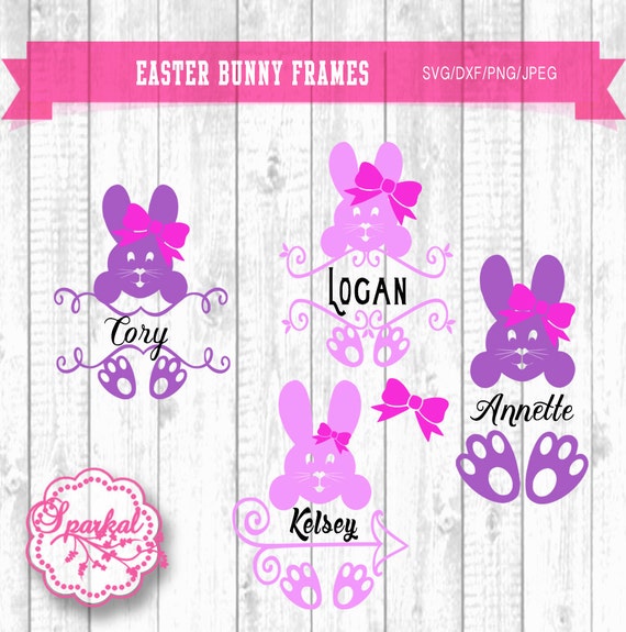 Download Easter Monogram SVG Frames Easter Clipart by ...