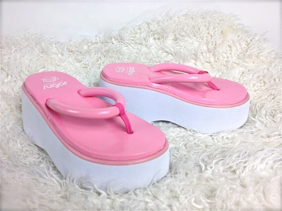 foam platform sandals 90s