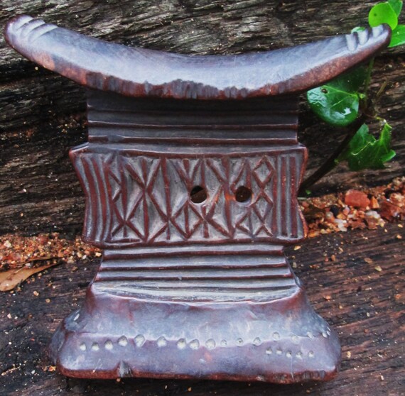 Vintage Wood Japanese Asian Headrest/Pillow. G176