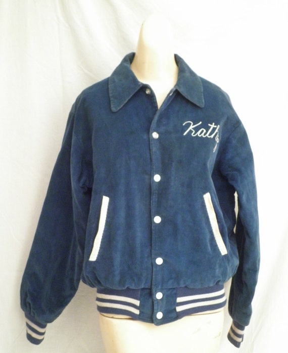Vintage School Jacket Women's Baseball Style by rue23vintage