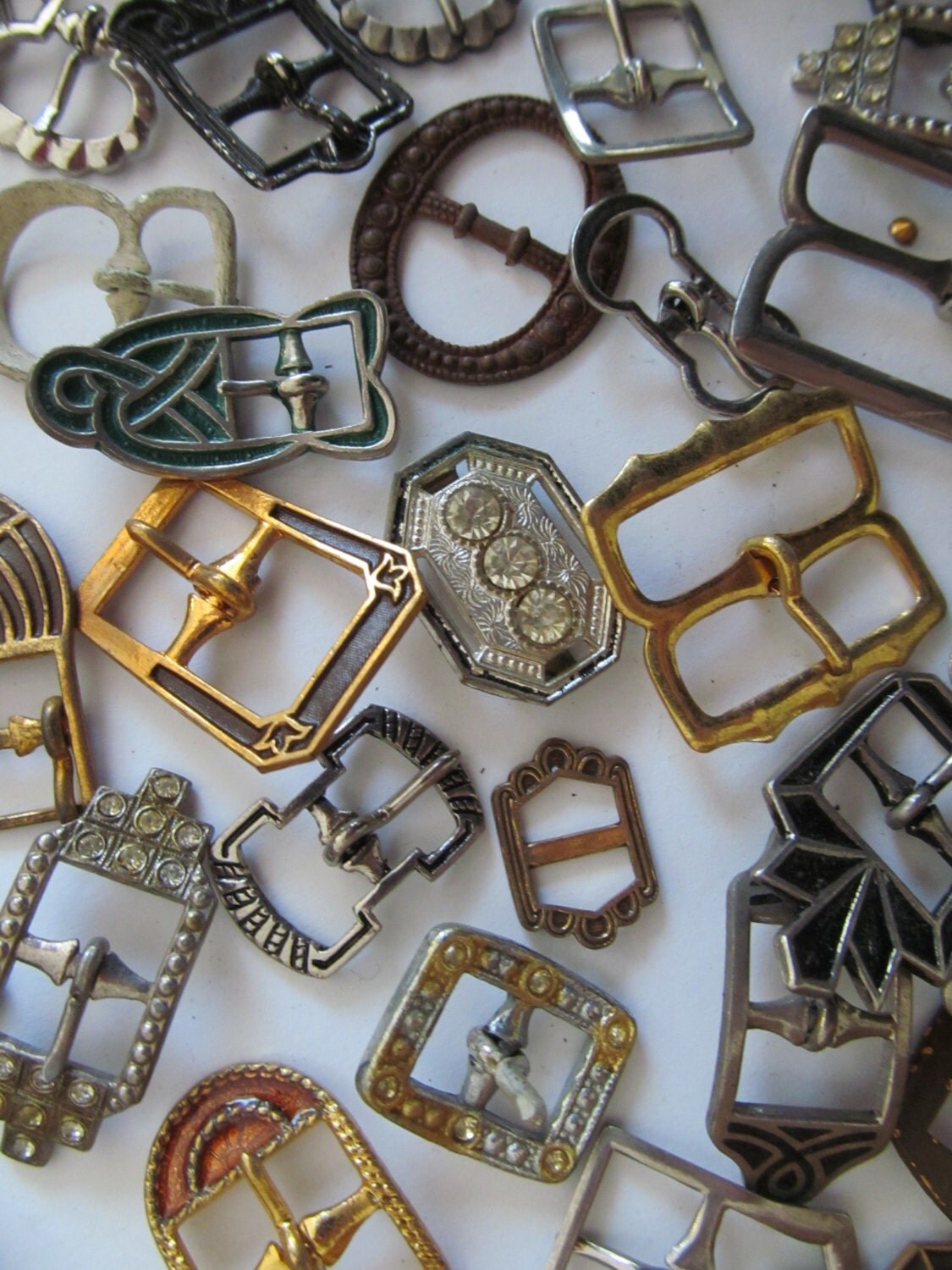 Vintage Small Belt Buckles Variety Pack