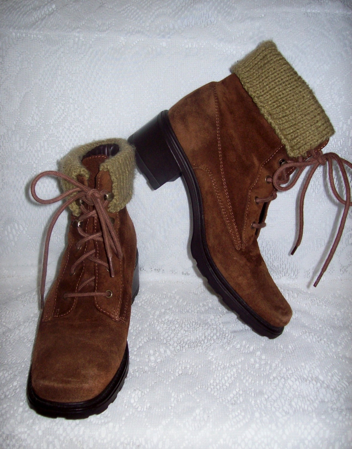 womens brown vintage boots