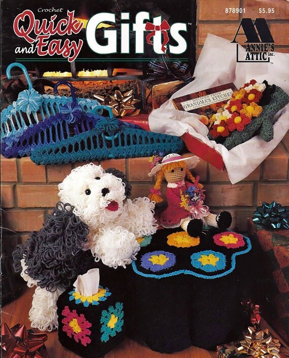 Quick and Easy Gifts Crochet Pattern Book Annies Attic 878901