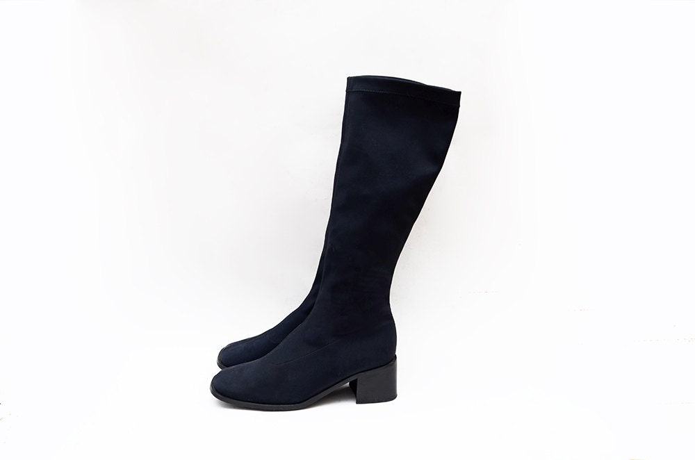 platform elastic sock boots