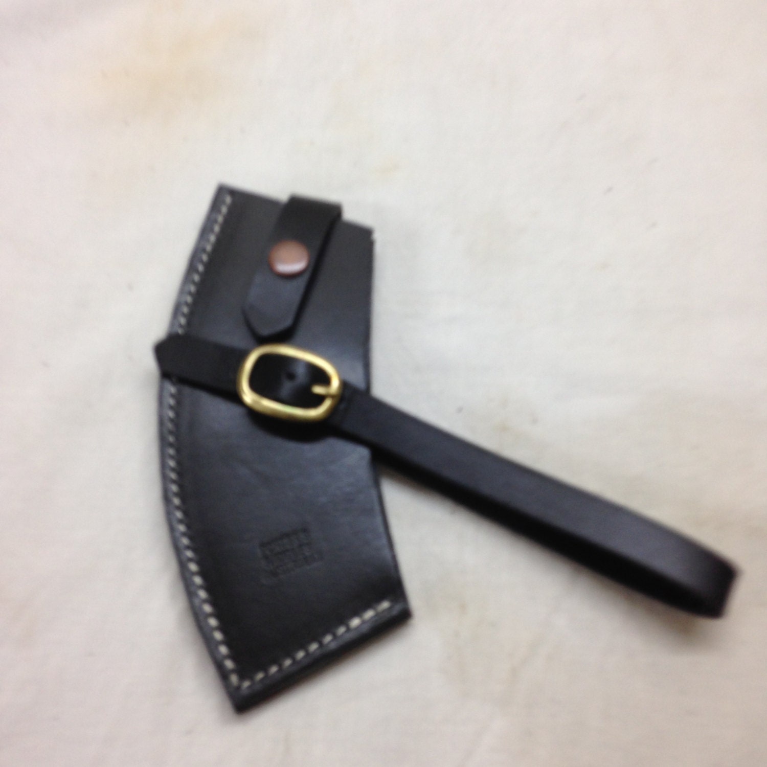 leather half axe head cover