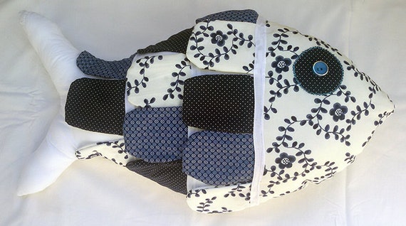 large fish pillow