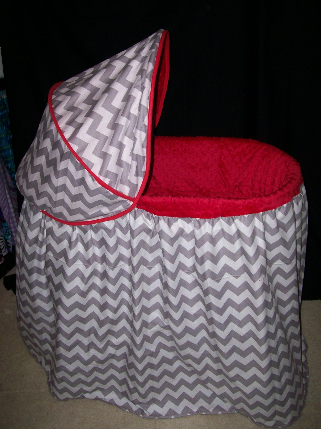 Custom Chevron and Minky Covers