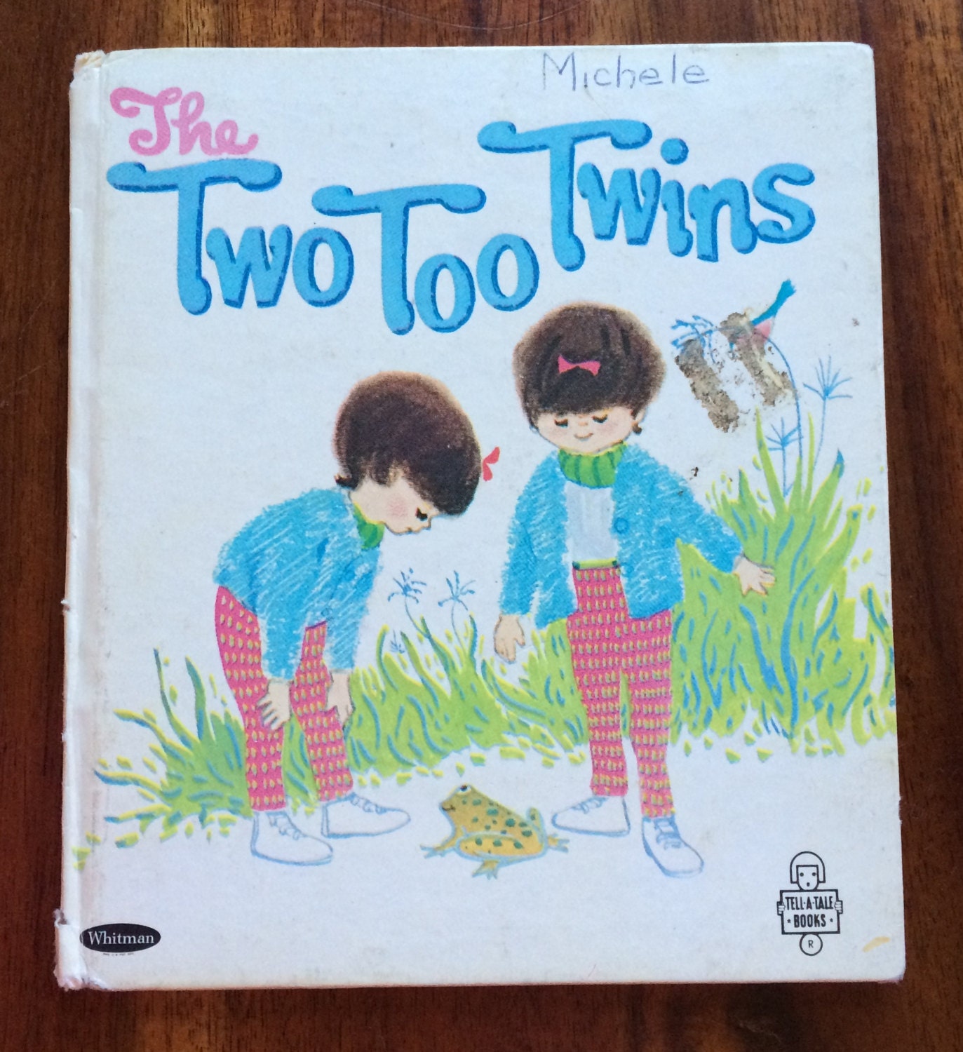 The Two Too Twins Vintage Children's Book 1966 Whitman