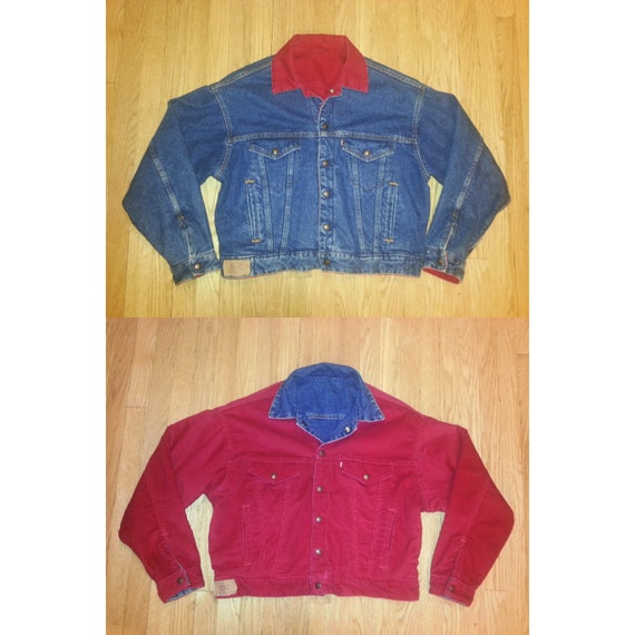 Levi's reversible denim jacket Clearance