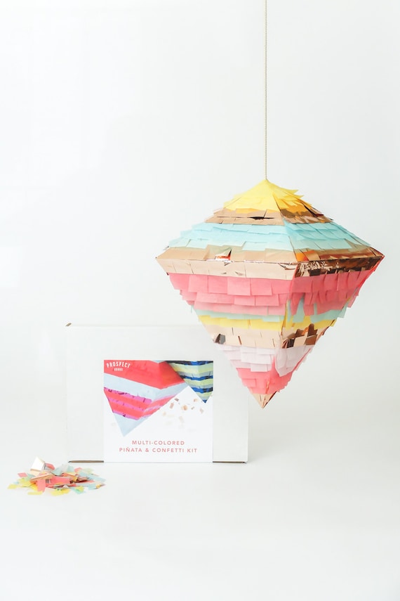 Fest Pinata & Confetti Kit by ProspectGoods on Etsy